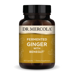 Dr Mercola Fermented Ginger with Benegut bottle and capsules