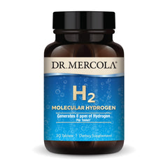 Dr. Mercola H2 Molecular Hydrogen bottle and label