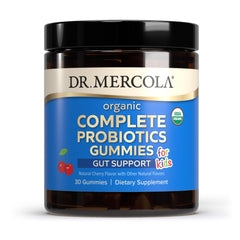 Bottle of Dr. Mercola Organic Complete Probiotics Gummies for Kids