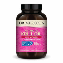 Dr. Mercola Krill Oil for Women bottle with label