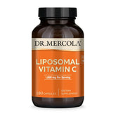 Bottle of Dr. Mercola Liposomal Vitamin C with 180 capsules