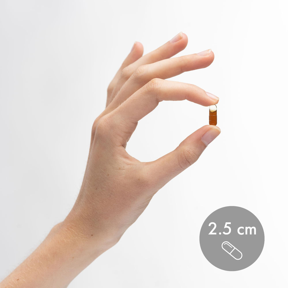 Ingredient panel highlighting quality and formulation