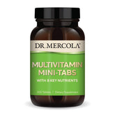 Dr. Mercola Multivitamin Mini-Tabs bottle label – 30 Servings (300 Tablets)