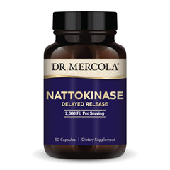 Dr. Mercola Nattokinase Delayed Release bottle label