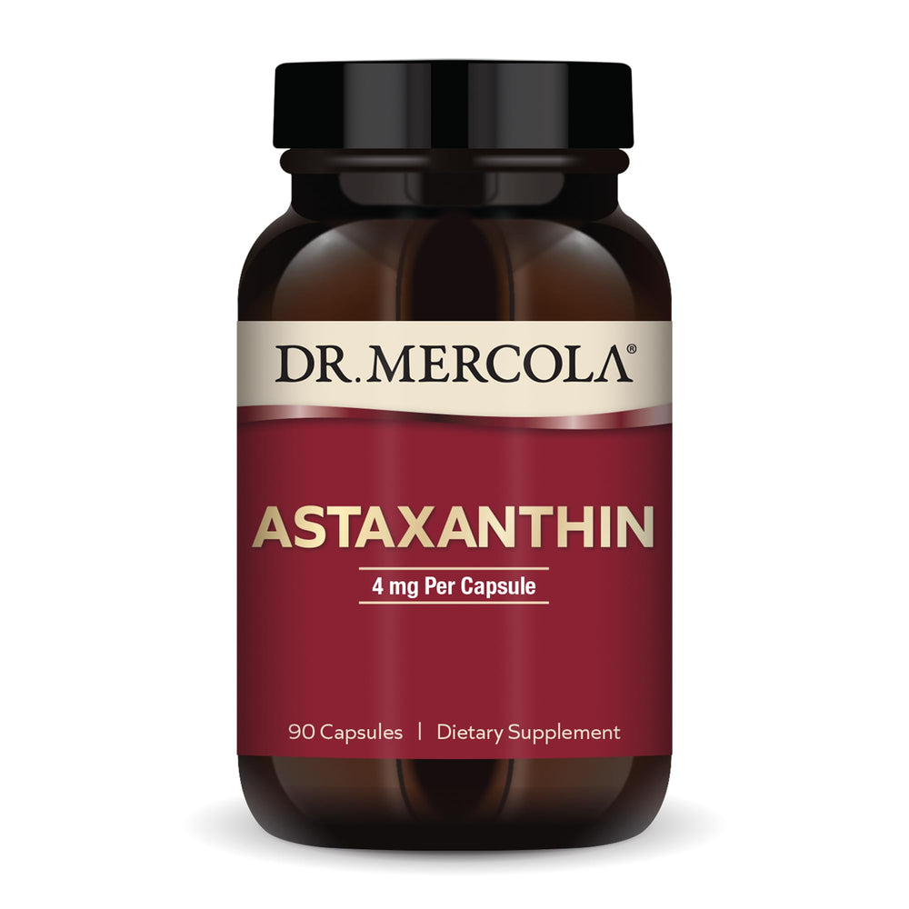 Dr. Mercola Organic Astaxanthin 4 mg bottle