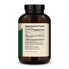 Close-up of bone broth collagen tablets