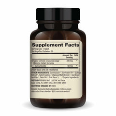 Product packaging for Dr. Mercola Organic Curcumin Extract