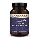 Dr. Mercola Organic Fermented Elderberry bottle - 60 capsules (60 capsules, 30 servings, hero image)