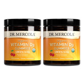 Dr Mercola Organic Vitamin D3 Gummies for Kids 2-pack front view