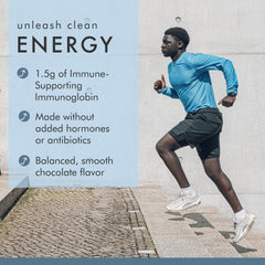 Dr. Mercola Pure Power Whey label highlights gluten-free and GMO-free formulation.