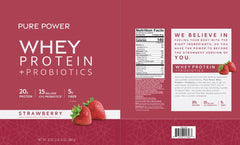 Dr. Mercola Pure Power Whey scoop shows convenient daily protein intake