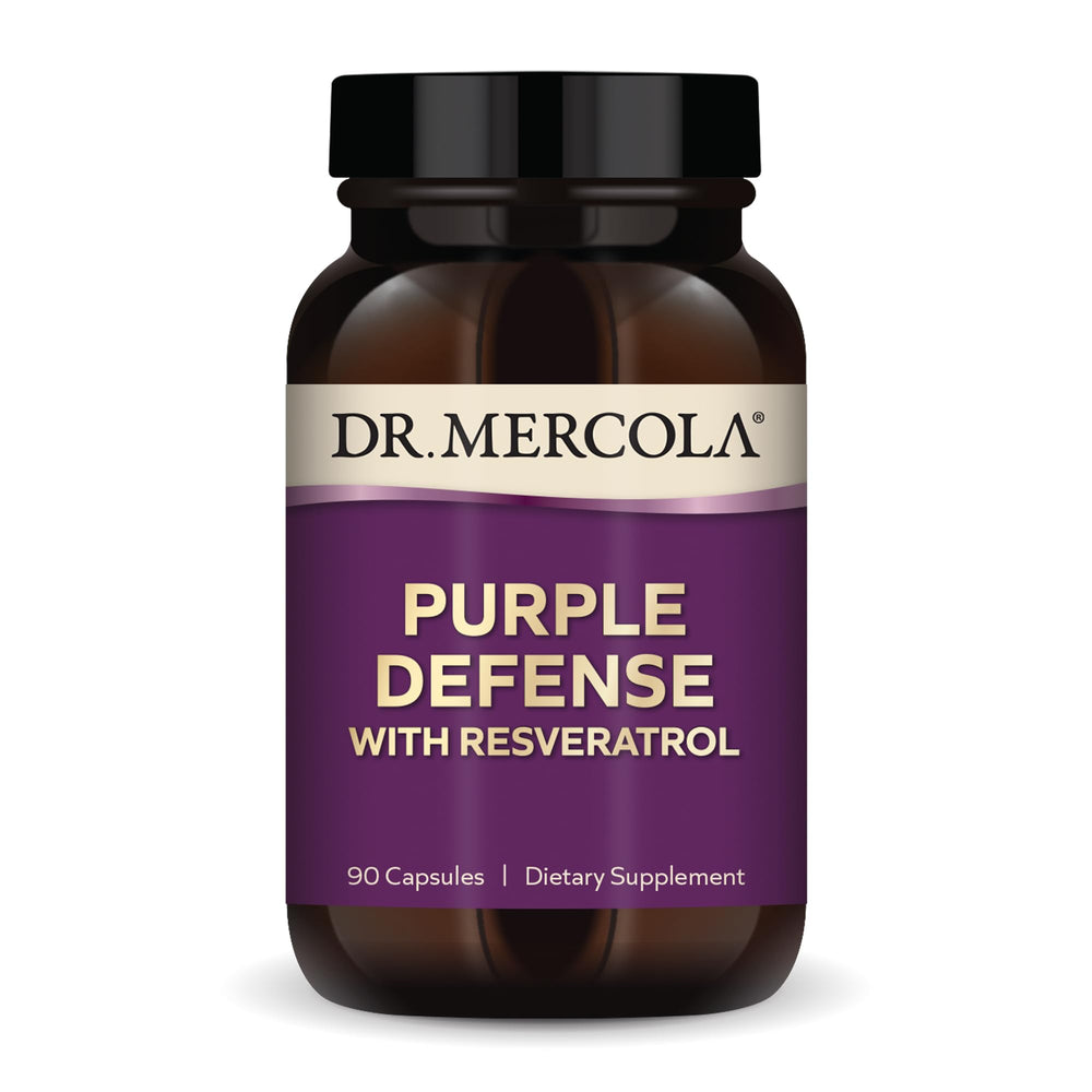Dr. Mercola Purple Defense bottle with label