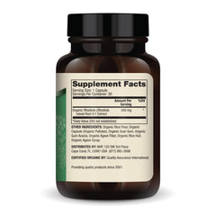 Close-up of Rhodiola rosae extract capsules