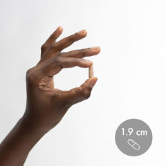 Capsules of Sleep Support with Melatonin ready to take with water