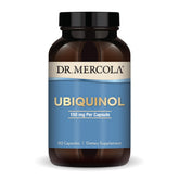 Front view of Dr. Mercola Ubiquinol 150 mg bottle