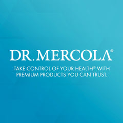 Inside packaging view of Dr. Mercola Ubiquinol 150 mg bottle