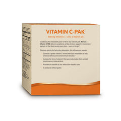 Vitamin C-PAK sachet showing 500 mg Vitamin C with zinc and Vitamin D3