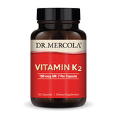 Bottle of Dr. Mercola Vitamin K2 180 mcg MK-7