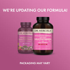 Close-up of product label highlighting Whole-Food Complex for Women