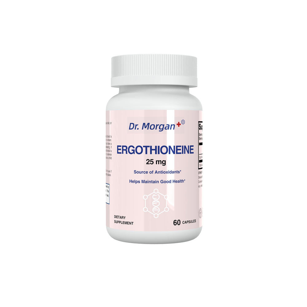 Dr. Morgan Ergothioneine Supplement bottle – front view