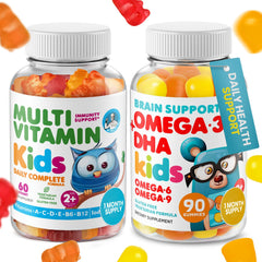 DR MORITZ Omega 3 Gummies 90 count bottle front view