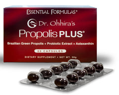 Dr. Ohhira's Propolis Plus bottle with label