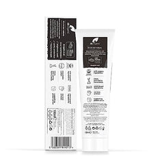 Packaging box for Dr Organic Extra Whitening Charcoal Toothpaste 100ml