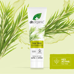 Product on white background – Dr.organic Tea Tree Toothpaste
