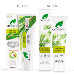 Whitening and fresh breath icons on packaging