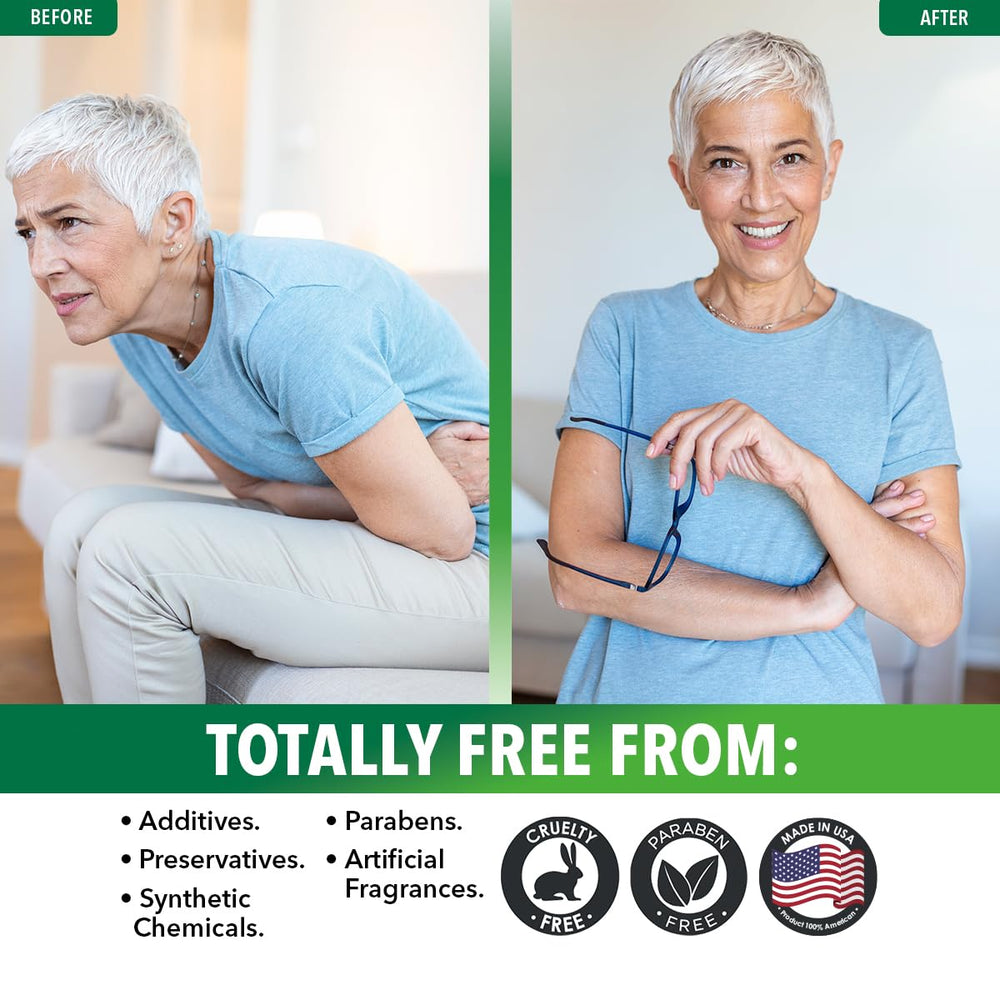 Ingredients panel showing oregano and organic oil