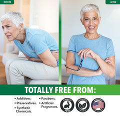 Ingredients panel showing oregano and organic oil