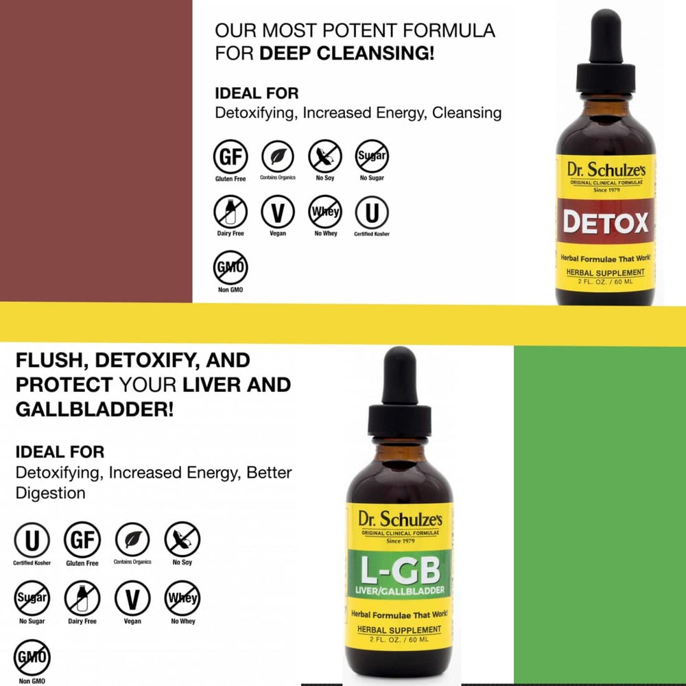 Dr. Schulze's 5-Day Liver Detox capsules with bottle