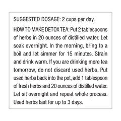 Dr. Schulze’s Detox Tea kitchen scene suggests a daily ritual with clean ingredients.