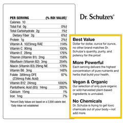 Close-up of Citrus Pineapple flavored SuperFood 100 packaging