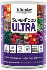 Front view of Dr. Schulze's SuperFood Ultra package