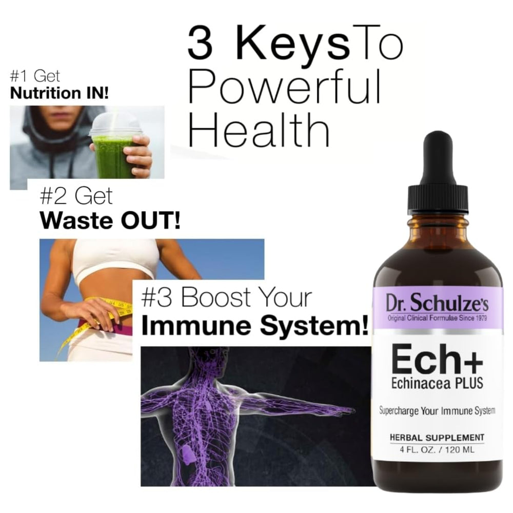 All-organic Echinacea Plus tincture label