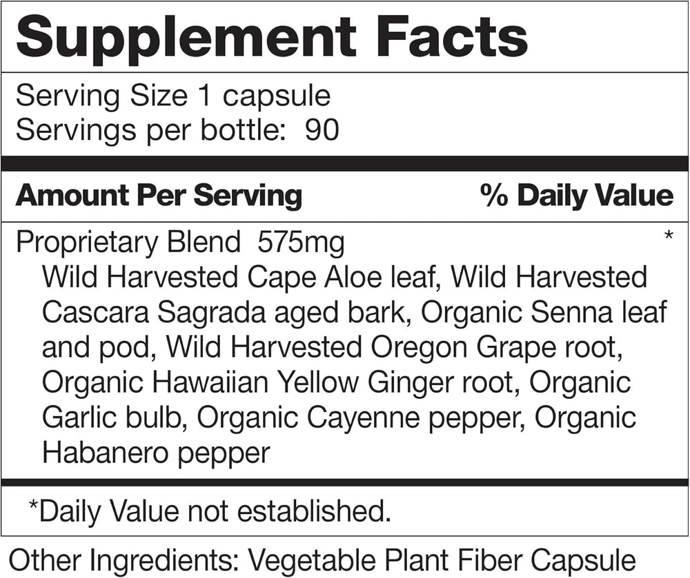 Product shot: Dr. Schulze's Intestinal Formula #1 packaging