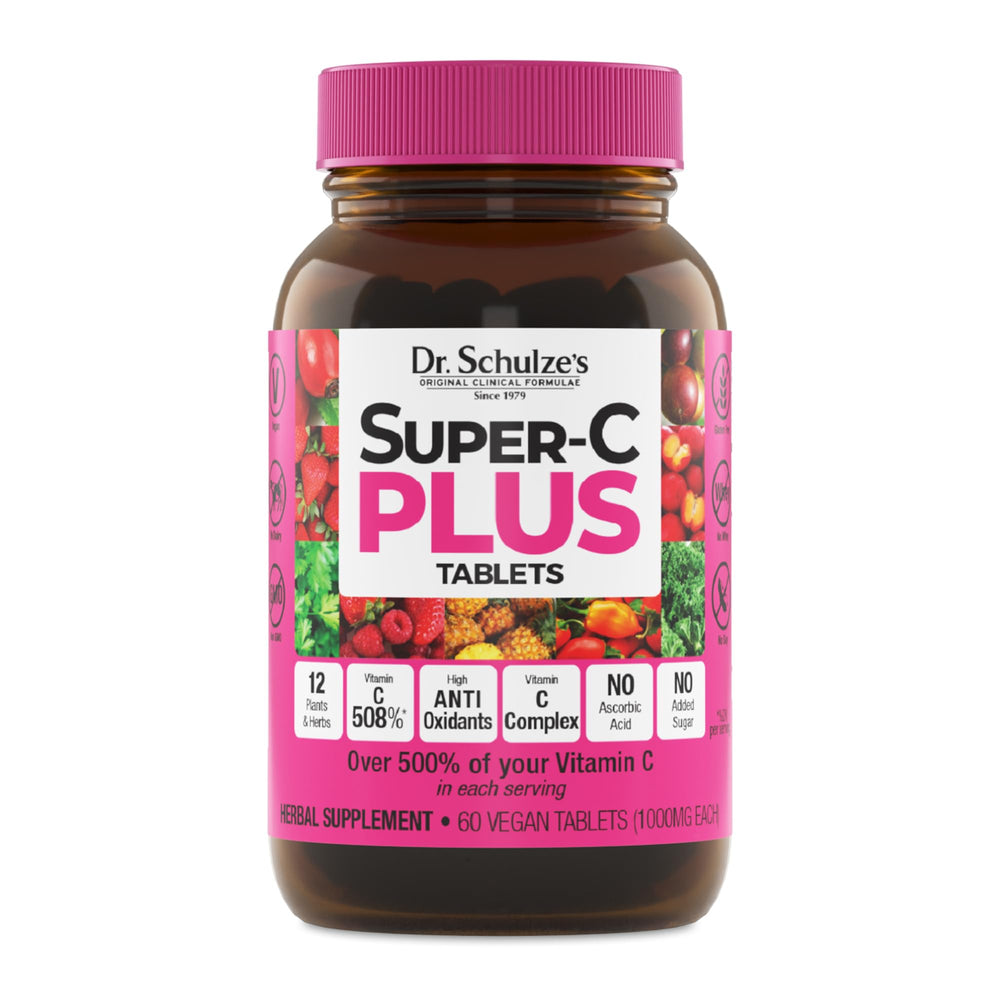 Dr. Schulze's Super-C Plus bottle front view