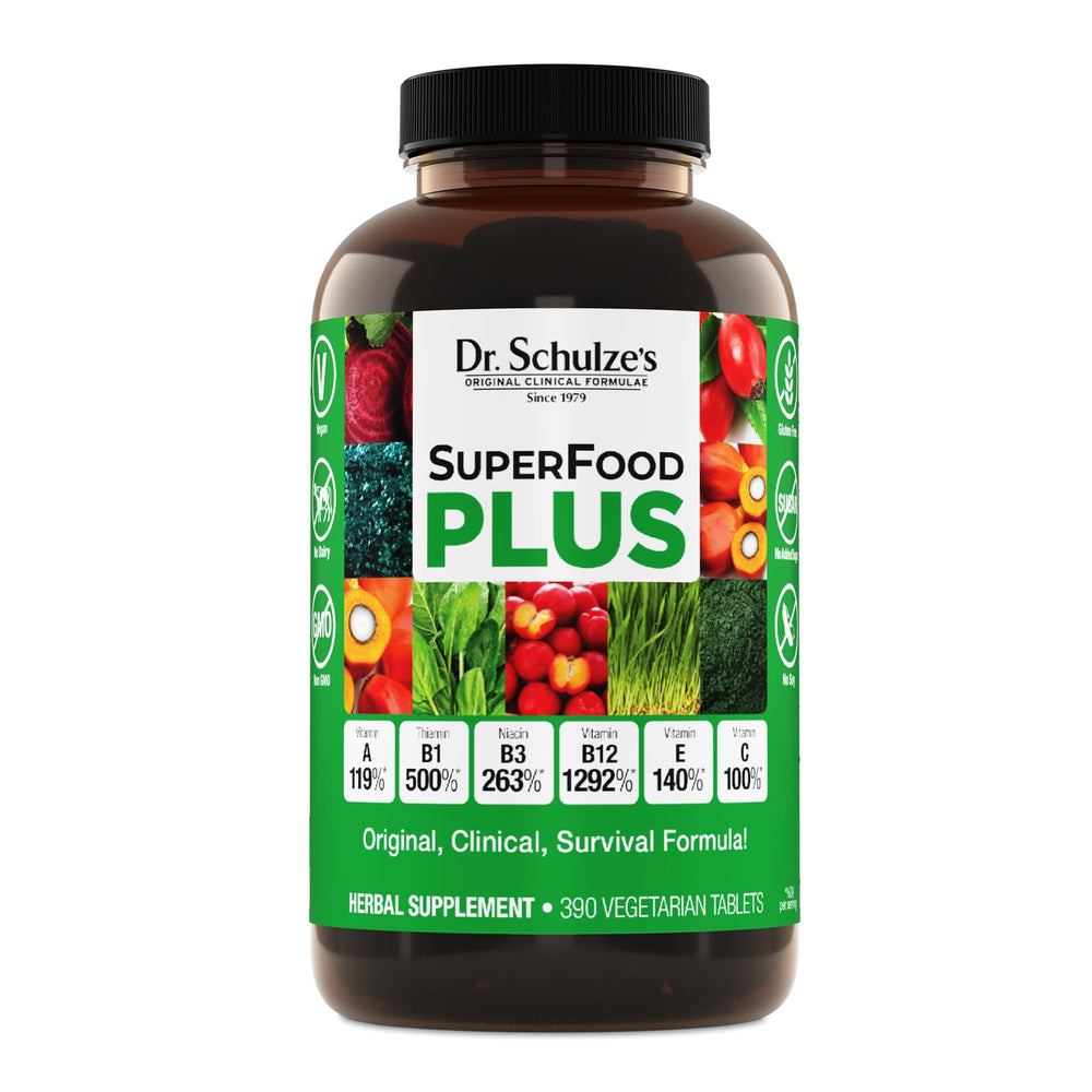 Dr. Schulze's SuperFood Plus bottle