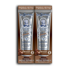 Front view of Dr. Sheffield’s Natural Toothpaste Chocolate 2-Pack