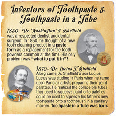 Close-up of Mixed Berry toothpaste tube and texture