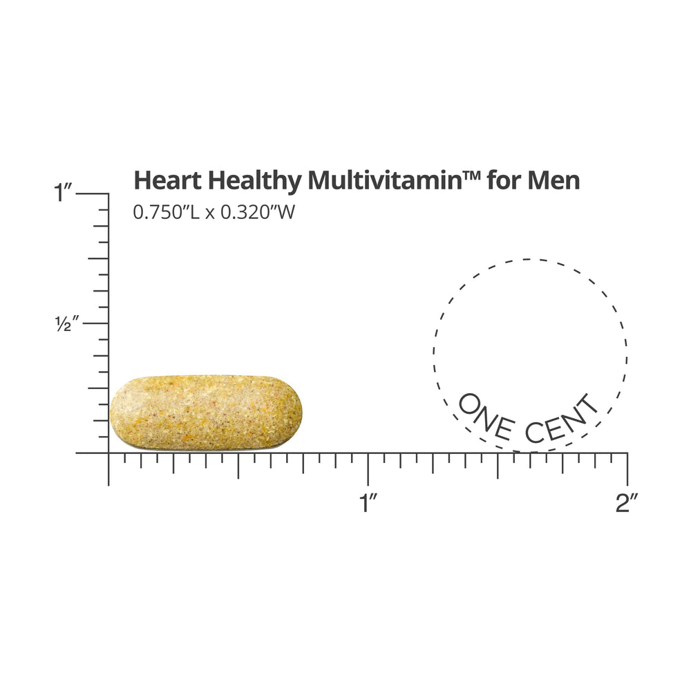 30-day supply packshot of Dr. Sinatra Heart Healthy Multivitamin for Men
