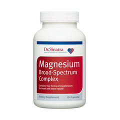 Dr. Sinatra Magnesium Broad-Spectrum Complex bottle showing 400 mg daily dose