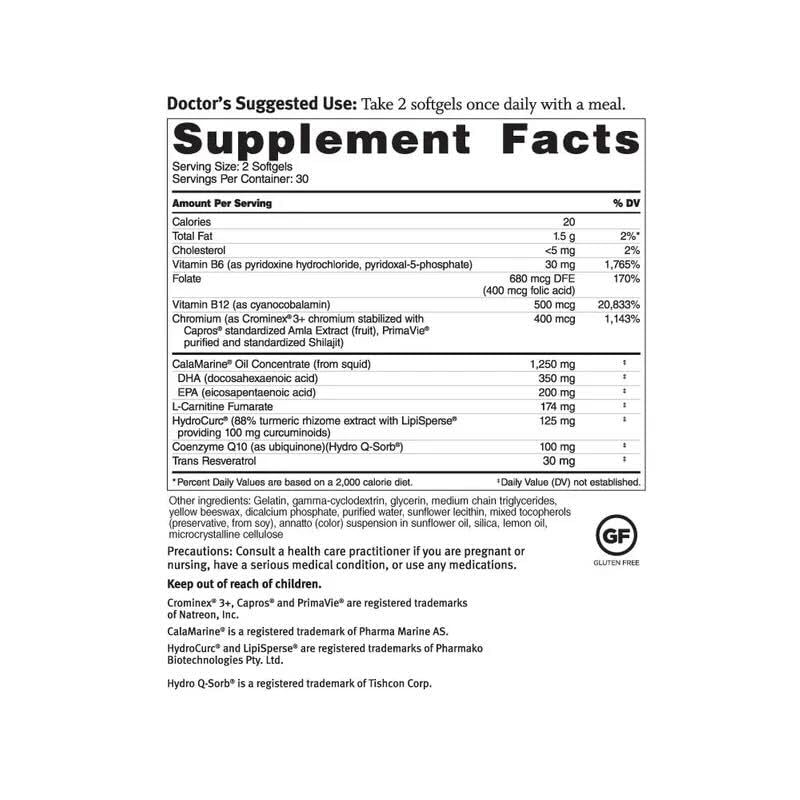 Omega-3 DHA/EPA illustration for Omega Q Plus MAX
