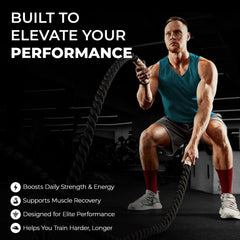 DR. SUNSHINE Forged 14-in-1 Shilajit gym scene suggests endurance and recovery potential.