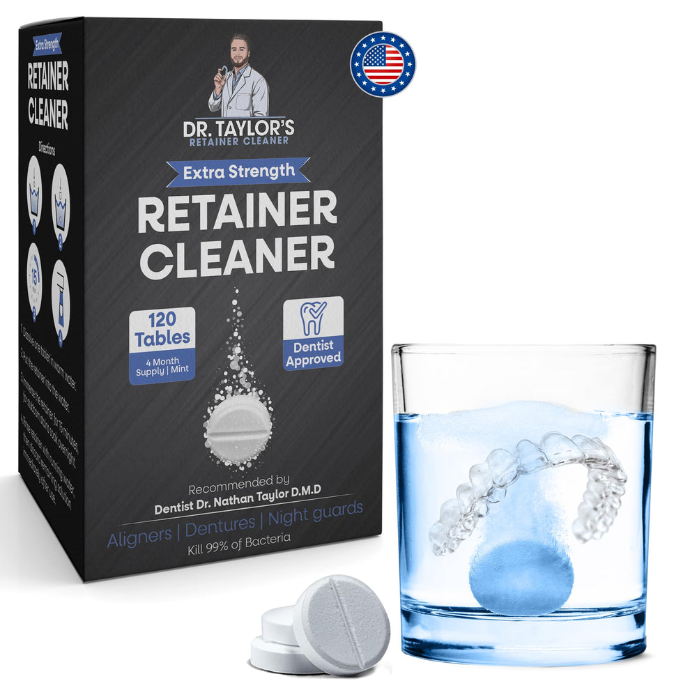 Dr. Taylor's Retainer Cleaner Tablets 120-pack product photo