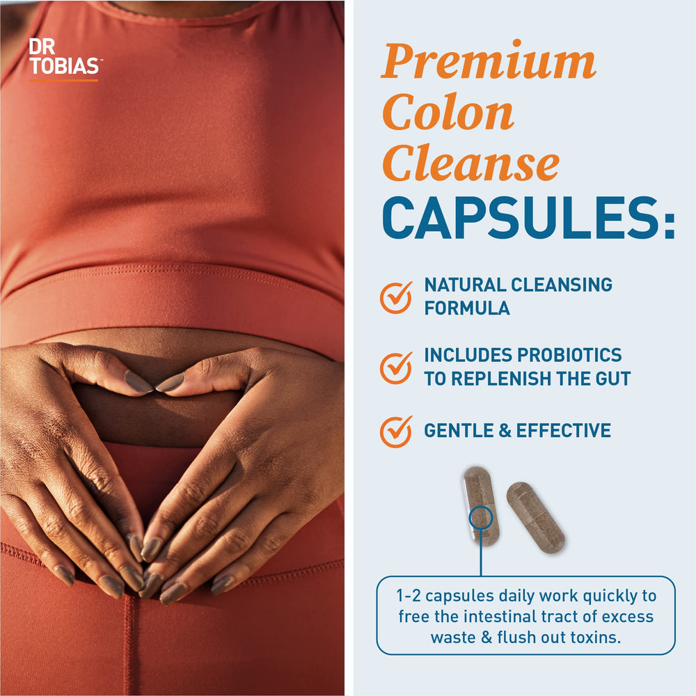 Colon Cleanse packaging with non-GMO claim visible