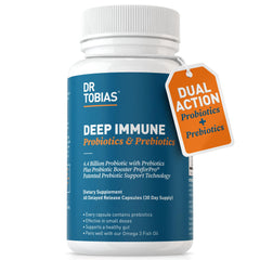 Dr. Tobias Deep Immune Probiotics & Prebiotics bottle
