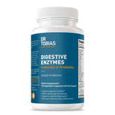 Dr. Tobias Digestive Enzymes bottle label with 120 capsules