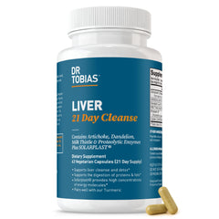 Dr. Tobias Liver 21 Day Cleanse bottle with label